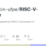 GitHub - Estufa-cin-ufpe/RISC-V-Pipeline: 32-bit 5-stage Pipelined RISC ...