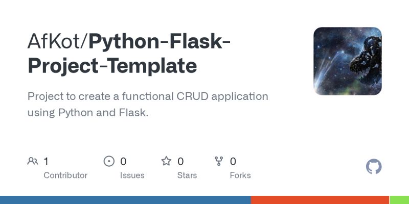 Github Ajudev Flask Project Template Template For Full Stack Web Development With Flask - Download Creative Geometric Wallpaper | Full HD