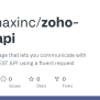 GitHub - Cmsmaxinc/zoho-crm-api: A Simple Package That Lets You ...