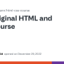 Original HTML And CSS Course · Issue #25 · Jonasschmedtmann/html-css ...