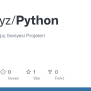 GitHub - Mertsyz/Python: Pytgon Başlangıç Seviyesi Projeleri
