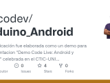 Github Pucodev Arduino Android Esta Aplicación Fue Elaborada Como Un