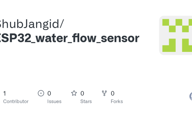 GitHub - ShubJangid/ESP32_water_flow_sensor
