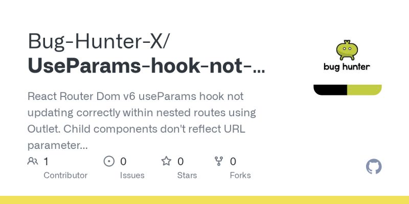 Bug Useparams Returning Undefined When It Shouldn T Issue 9156 - Minimal Art Collection - Mobile Quality