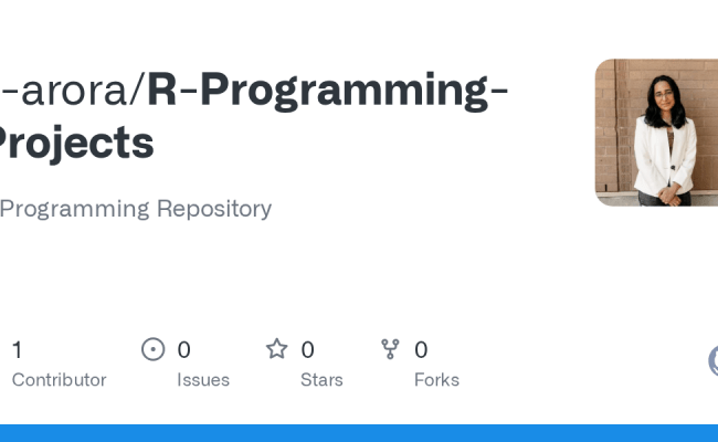 GitHub - G-arora/R-Programming-Projects: R Programming Repository