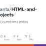 GitHub - JamesSanta/HTML-and-CSS-Projects: My HTML And CSS Boot Camp ...
