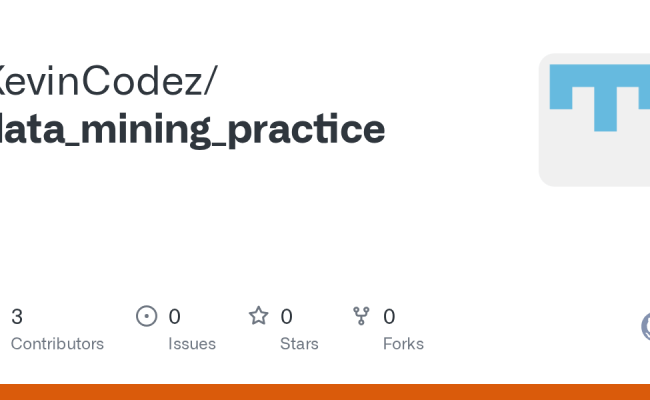 GitHub - KevinCodez/data_mining_practice