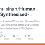 GitHub - Arun-kmr-singh/Human-and-AI-Synthesised-Speech-Detection-using ...