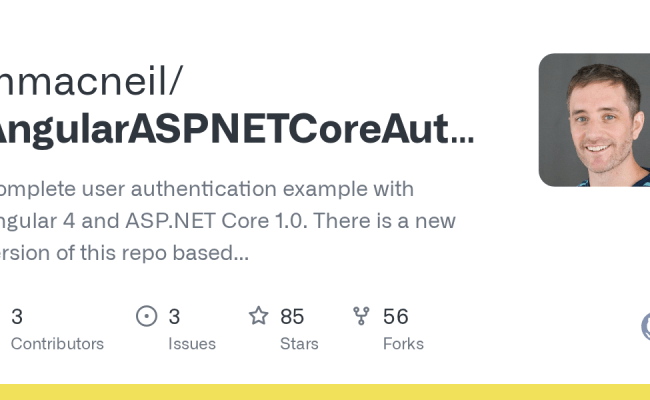 GitHub - Mmacneil/AngularASPNETCoreAuthentication: Complete User ...