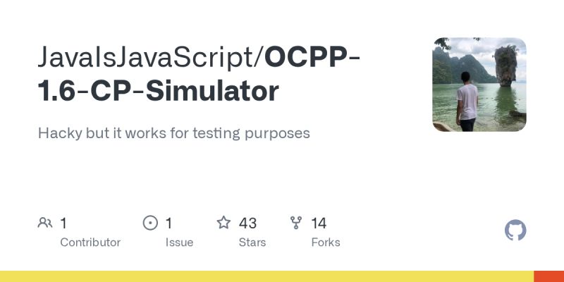 Github Javaisjavascript Ocpp 1 6 Cp Simulator Hacky But It Works For - Best Nature Backgrounds in Full HD