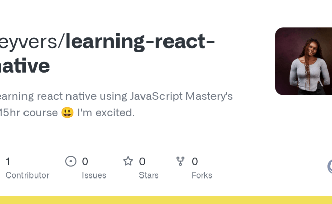 GitHub - Jeyvers/learning-react-native: Learning React Native Using ...