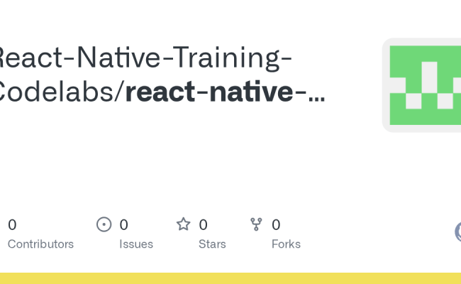 GitHub - React-Native-Training-Codelabs/react-native-fundamentals