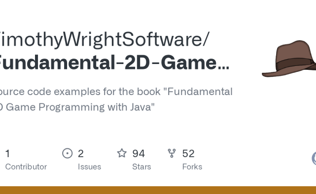 GitHub - TimothyWrightSoftware/Fundamental-2D-Game-Programming-With ...