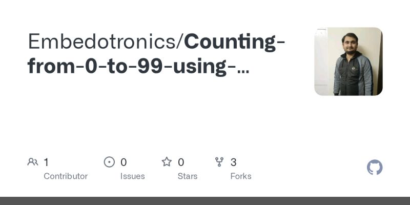 8051 Microcontroller 0 99 Counting With 7 Segment Display - Download Creative City Picture | Full HD