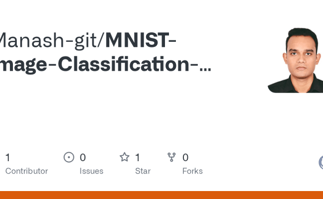 GitHub - Manash-git/MNIST-Image-Classification-using-Convolutional ...