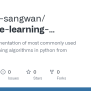 GitHub - Vaibhav-sangwan/machine-learning-algorithms: A Clean ...