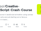 Github Ual Cci Creative Javascript Crash Course Crash Course In