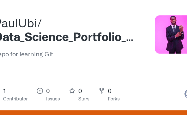 GitHub - PaulUbi/Data_Science_Portfolio_Projects: Repo For Learning Git