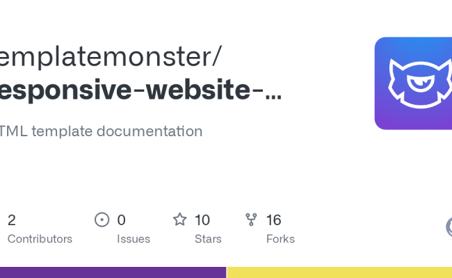 GitHub - Templatemonster/responsive-website-templates: HTML Template ...