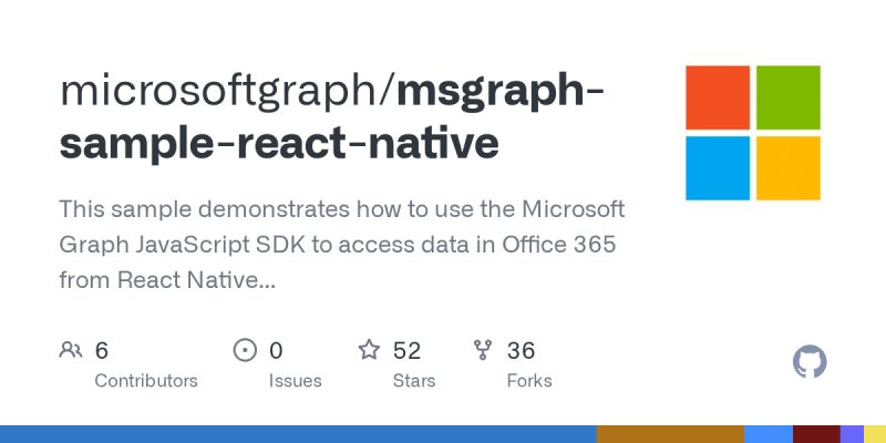 Github Microsoftgraph Msgraph Sample Ios Swift This Sample - Elegant Geometric Image - Desktop
