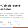 GitHub - SupunDK/single-cycle-riscv-processor: A RISC-V Processor That ...
