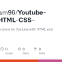 GitHub - Skystream96/Youtube-Clone-HTML-CSS-: This Is A Simple Clone ...