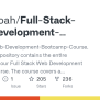 GitHub - Tweneboah/Full-Stack-Web-Development-Bootcamp-Course: Full ...