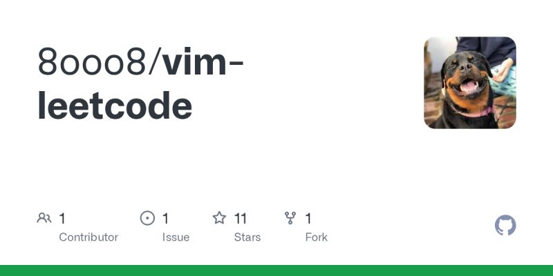 Github 8ooo8 Vim Leetcode - Best Dark Pictures in Retina
