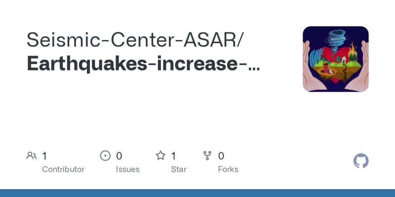 Github Seismic Center Asar Earthquakes Increase Or Decrease Frequency - Minimal Wallpaper Collection - Mobile Quality