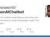 Github Itsgeosworld Pythonaichatbot A Simple Ai Chatbot Using Ollama