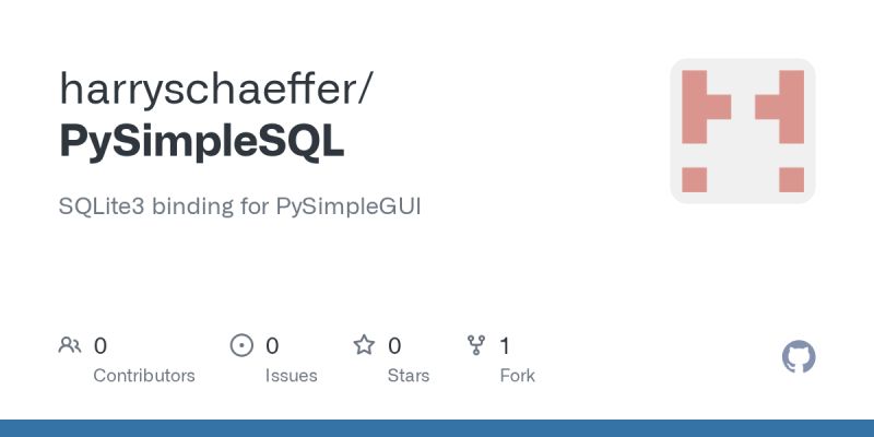 Github Pysimplesql Pysimplesql Sqlite3 Binding For Pysimplegui - Best Abstract Illustrations in Mobile