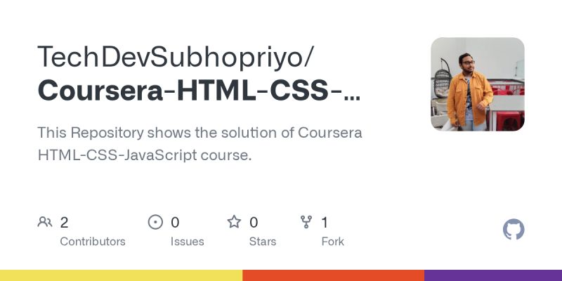 Github M Umer Ahmed Abbasi Coursera Html Css Javascript For - Best Abstract Illustrations in 4K