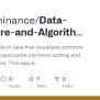 GitHub - Darkluminance/Data-Structure-and-Algorithm-Visualizer: A Program Made In Java That ...