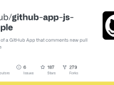 Github Github Github App Js Sample Sample Of A Github App That