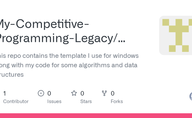 GitHub - My-Competitive-Programming-Legacy/Library: This Repo Contains ...
