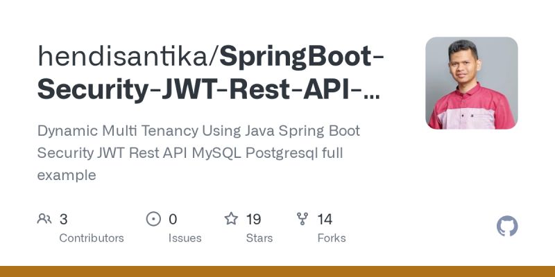 Github Amran Bd Dynamic Multi Tenancy Using Java Spring Boot Security Jwt Rest Api Mysql - Ultra HD Ocean Textures for Desktop