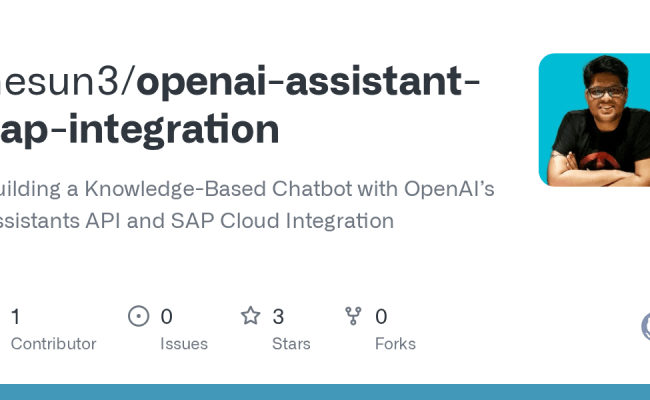 GitHub - Nesun3/openai-assistant-sap-integration: Building A Knowledge ...