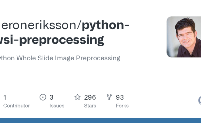 GitHub - Deroneriksson/python-wsi-preprocessing: Python Whole Slide ...