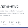 GitHub - Daveh/php-mvc: A Simple PHP Model-view-controller Framework ...