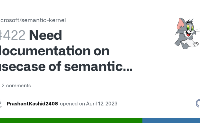 Need Documentation On Usecase Of Semantic Kernel On Chat To Pdf And ...
