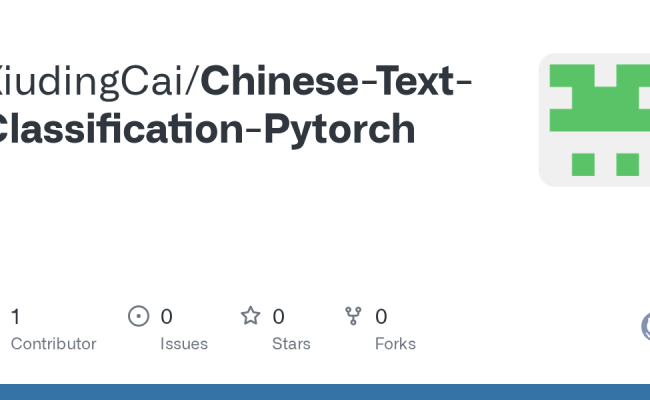 GitHub - XiudingCai/Chinese-Text-Classification-Pytorch