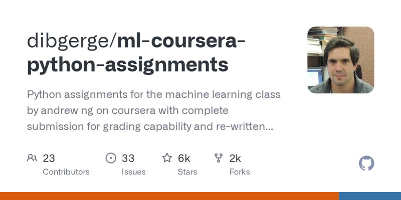 Grader Outdated Again Issue 99 Dibgerge Ml Coursera Python Assignments Github - Creative 8K Colorful Photos | Free Download