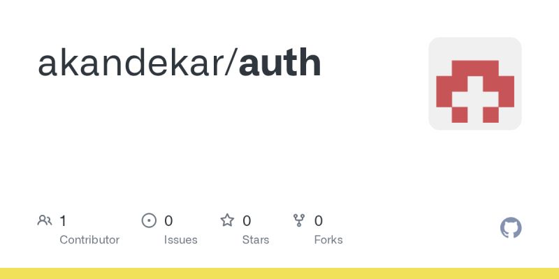 Github Ashokasec Express Auth Creating A Secure Reliable And Optimized Authentication And - Modern Space Design - High Resolution