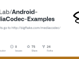 Github Phillab Android Mediacodec Examples All Credits Go To Http