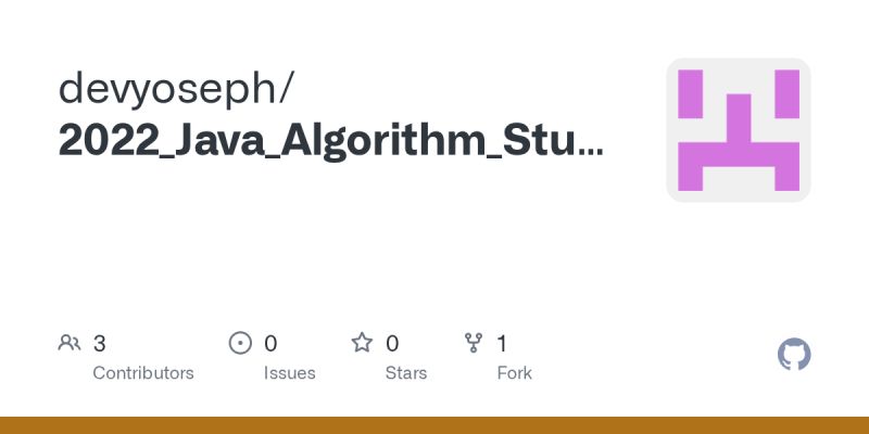 Github Devyoseph 2022 Java Algorithm Study - Full HD Vintage Wallpapers for Desktop