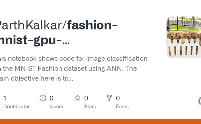 GitHub - ParthKalkar/fashion-mnist-gpu-benchmarking-using-ANN: This ...
