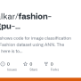 GitHub - ParthKalkar/fashion-mnist-gpu-benchmarking-using-ANN: This ...