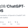 GitHub - Quang08/ChatGPT-for-IOS: A Simple Implementation Of OpenAI's ...