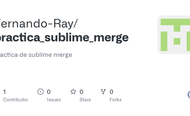 GitHub - Fernando-Ray/practica_sublime_merge: Practica De Sublime Merge