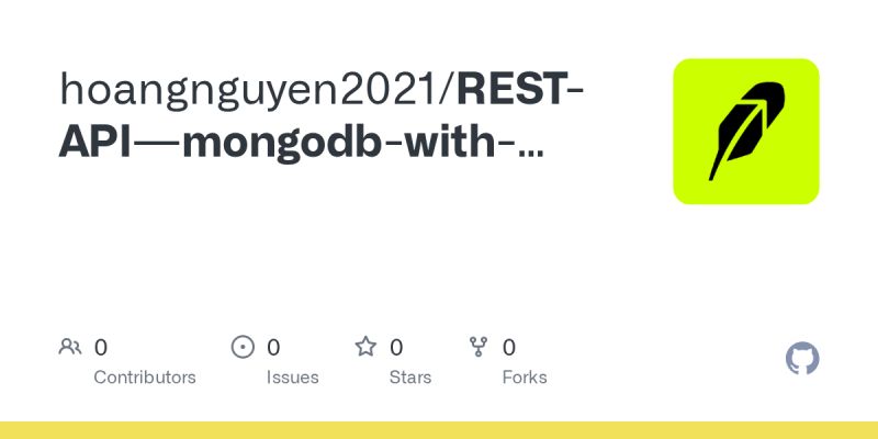 Github Sunilksamanta Node Mongoose Setup Nodejs Mongodb Rest Api Sarter - Mountain Images - Modern Desktop Collection
